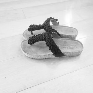 Italian Suede Sandals, 5